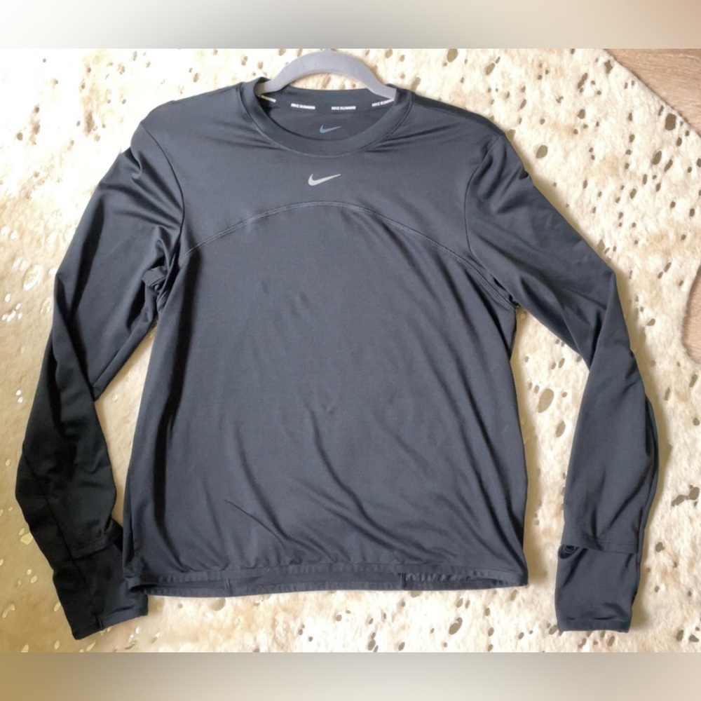 Nike Black Long Sleeve Dri Fit Shirt S